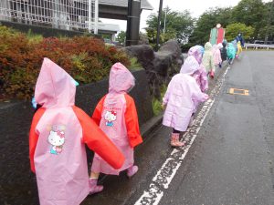 雨の日の散歩